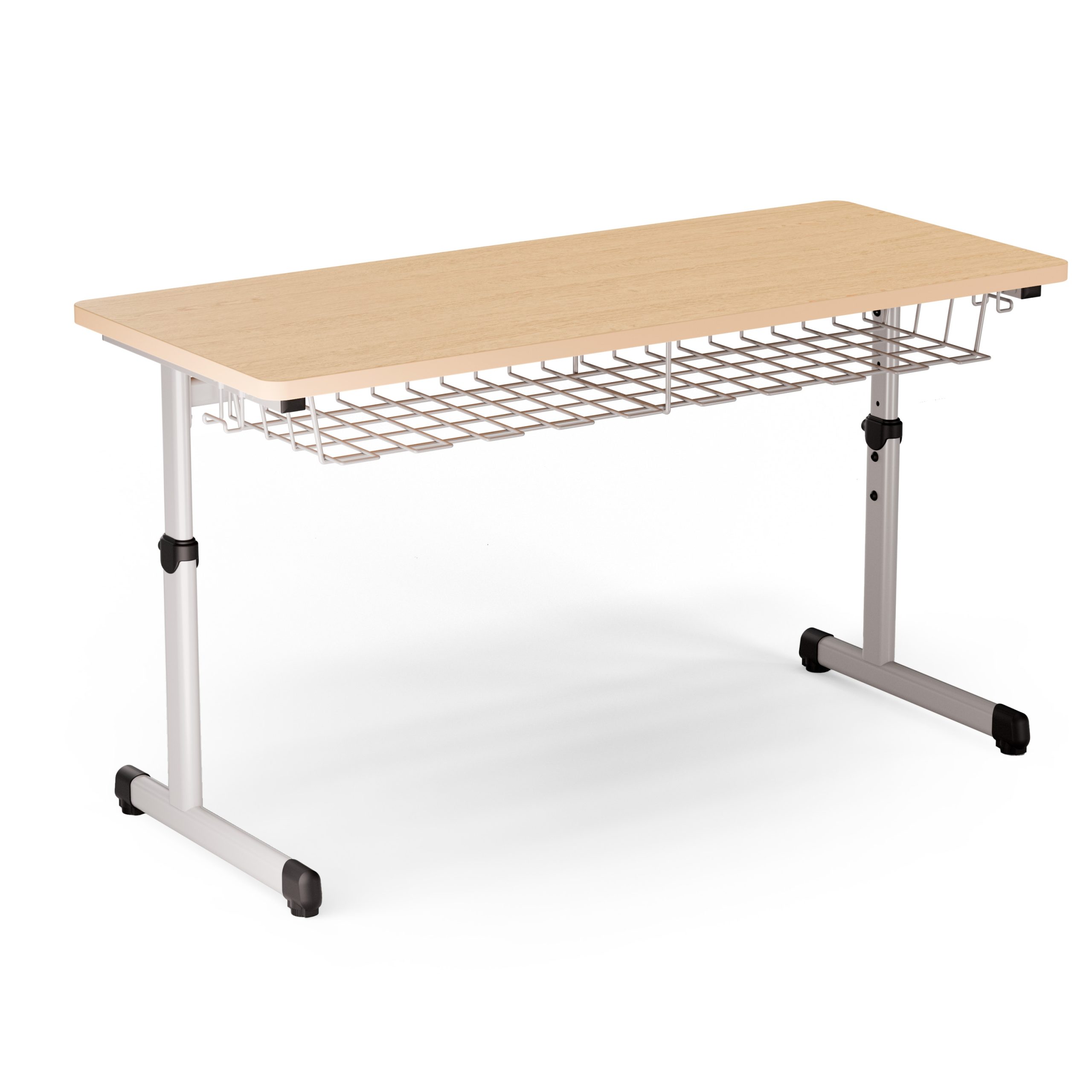 Höhenverstellbarer Zweier-Schülertisch QUAR