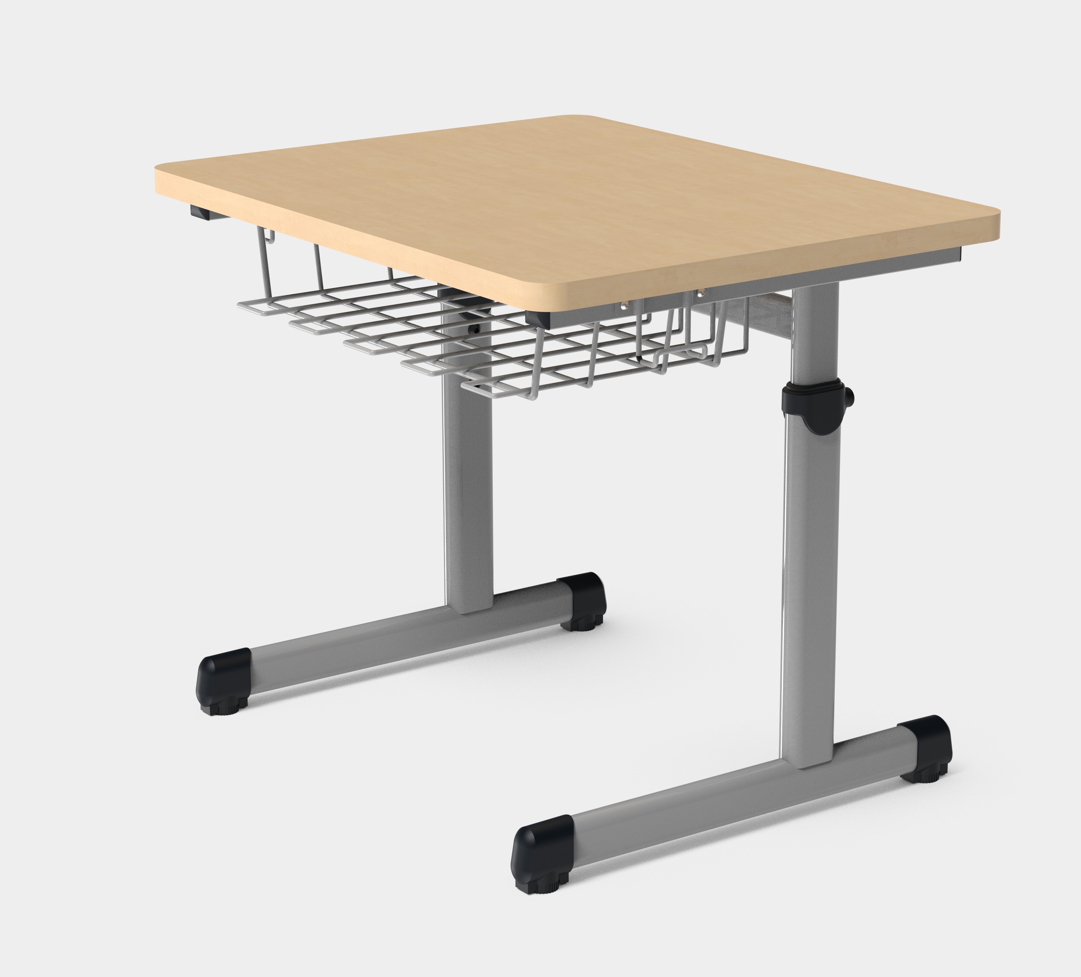 Höhenverstellbarer Einzel-Schülertisch QUAR